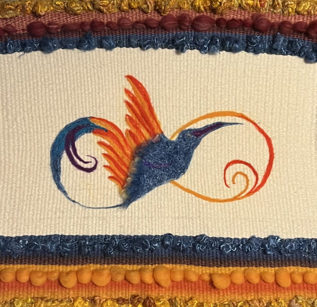Weaving and Felting wall hanging