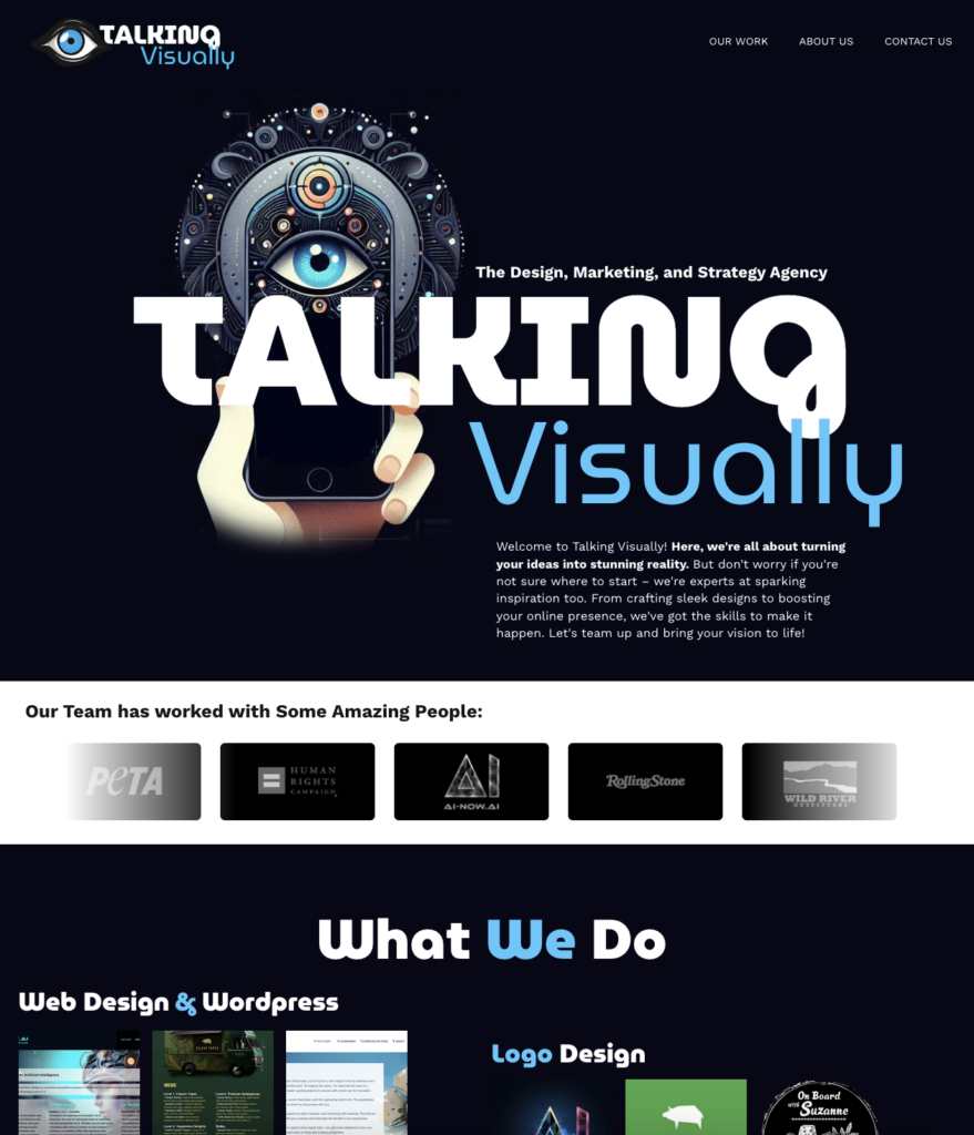 Talking Visually | The Design, Marketing, and Strategy Agency